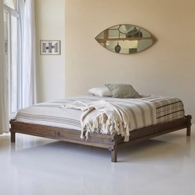 Tikamoon - Letto in legno di mango da 175 x 210 Arko