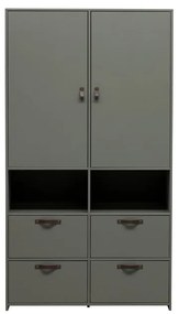 Armadio in pino grigio-verde 103x185 cm Stage - vtwonen