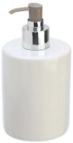 Dispenser Sapone Liquido in Ceramica Bianco da Appoggio