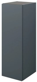 Pensile bagno Neo grigio scuro SENSEA, 1 anta apertura da destra P 35 x L 30 x H 90 cm