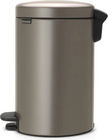 Bidone grigio in acciaio 12 l NewIcon - Brabantia