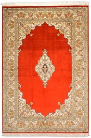 Cashmere Silk Tappeto 120 x 180 Beige (Indian) Annodato A Mano