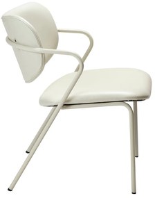 Poltrona in similpelle crema Zed - DAN-FORM Denmark