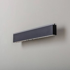 Lucande Henner applique LED, nero, 60 cm
