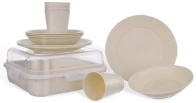 Set di 13 utensili da campeggio in plastica - Orion