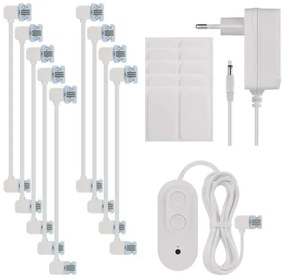SET 10x RGBIC Pannello dimmerabile LED/1,9W/230V Wi-Fi Tuya