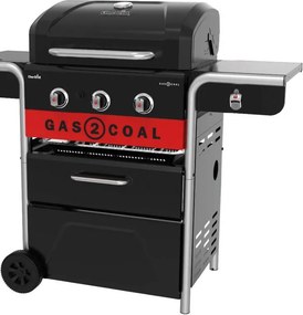 Barbecue a gas CHAR-BROIL 2 COAL 3 bruciatori con fornello laterale extra