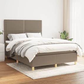 Giroletto A Molle Con Materasso Tortora 140x190 Cm İn Tessuto /