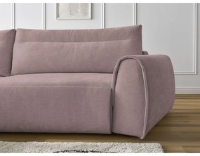 Divano angolare in rosa chiaro Aden – Bobochic Paris