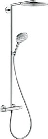 Colonna Doccia Select S300 con soffione tondo miscelatore e doccetta Cromo Hansgrohe Raindance 27114000