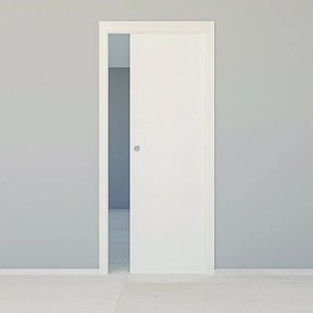 Porta scorrevole Tracks bianco L 60 x H 210 cm reversibile