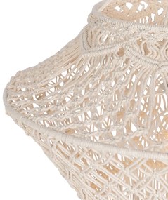 Paralume in macramè naturale 90 cm