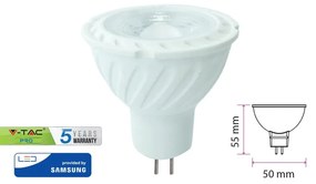 Lampada Led MR16 6,5W 12V 38 Gradi  Bianco Caldo 3000K Con Chip Samsung SKU-21207