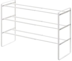 Scaffale bianco regolabile a 3 livelli Maebashi - YAMAZAKI