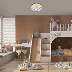Rabalux 71409 - Plafoniera LED per bambini HOPPLY LED/24W/230V 3000K