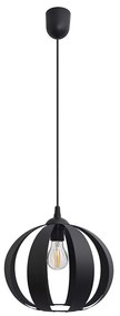Lampadario a sospensione con filo NEWTON 1xE27/15W/230V nero