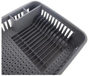 Vassoio di raccolta in plastica grigia - Orion