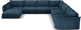 Divano angolare blu scuro (angolo destro) Vanda - Mazzini Sofas
