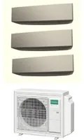 Climatizzatore Condizionatore General Fujitsu Trial Split Inverter KETA Silver 9+12+12 btu con AOHG30KBTA4 R-32 9000+12000+12000 Wi-Fi Optional - Novita