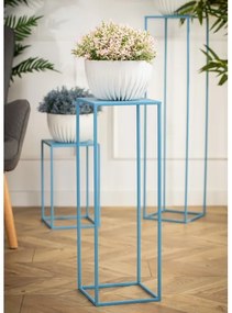 Portafiori 70x24 cm blu