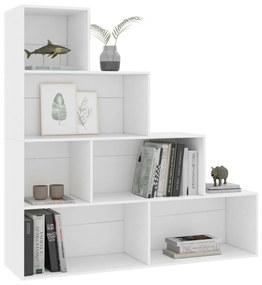 Libreria/Divisorio Bianco 155x24x160 cm in Legno Multistrato