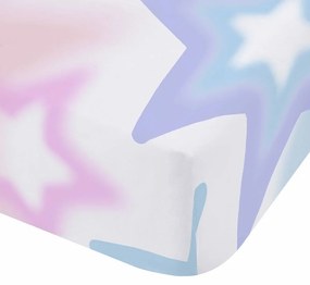 Lenzuolo con angoli per bambini bianco e rosa per letto matrimoniale 135x190 cm Ombre Stars – Catherine Lansfield