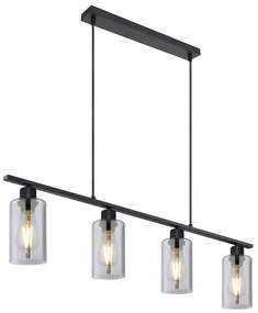 Globo 15465-4H - Lampadario a sospensione con filo HADERA 4xE27/60W/230V