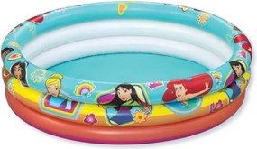 Piscina Gonfiabile 3 Anelli Sirenetta Disney 122x25cm - Linea Principesse