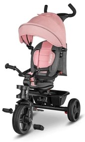 Lionelo - Triciclo per bambini HAARI rosa/grigio