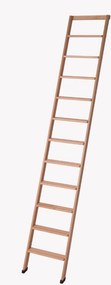 Scala Appoggio in Legno 11 Gradini H275 cm Naturale...
