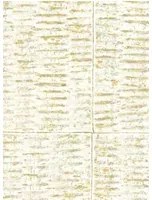 Élitis Carta da parati Mimbre Precioso - Weiß/ Gold