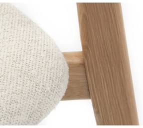 Sedia da pranzo in colore crema-naturale Elim - Unique Furniture