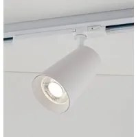 Faro LED KONE bianco con adattatore trifase 42W 4200 Lumen 3000K (luce calda)