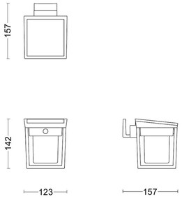 Philips-Applique a LED solare con sensore BLAISE LED/1,5W/3,7 3000K IP44