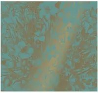 KEK Amsterdam Carta da parati panoramica Engraved Flowers Gold 9 - L