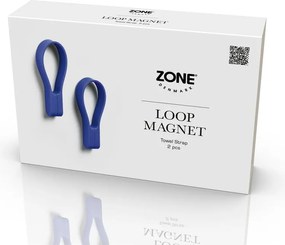 Ganci in silicone blu in set da 2 Loop - Zone