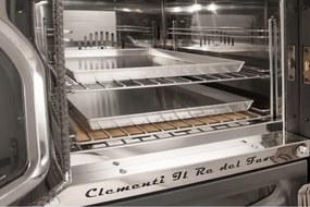 Forno A Legna Da Incasso 40x50 Cm Cottura Indiretta Smile Ramato Clementi