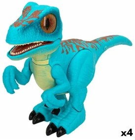 Statua Funville Dinosauro 27 x 15 x 7,5 cm (4 Unità)