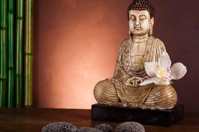 Stampa su tela – Buddha meditante
