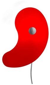 Foscarini - Bit 1 Applique da Parete Rosso Foscarini