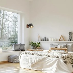 Rabalux 3298 - Faretto da parete ROTEM 1xE14/40W/230V