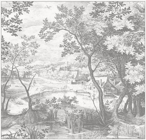 Carta da parati in tessuto non tessuto Engraved Landscapes