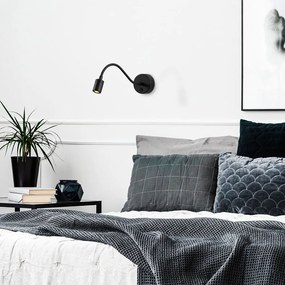 Lampada da parete nera Reading – Opviq lights