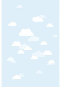 Fotomurale Nuvole, bianco fondo azzurro