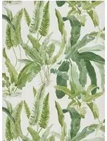 Tapete Benmore von Nina Campbell - Green/ Ivory