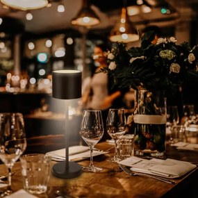 Briloner 7521015 - Lampada da tavolo LED dimmerabile SIGO 2,5W/5V IP44 2600 mAh nera