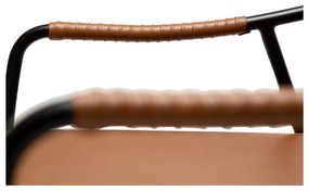 Poltrona in similpelle marrone Boto - DAN-FORM Denmark