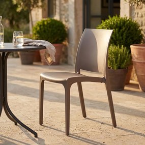 VOLGA - sedia da giardino in plastica