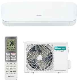 Condizionatore a muro monosplit inverter HISENSE FRESH AIR 8.8712 BTU classe raffreddamento A+++, classe di riscaldamento A++, bianco