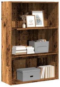 Libreria Legno Antico 80x30x114 Cm İn Legno Multistrato /